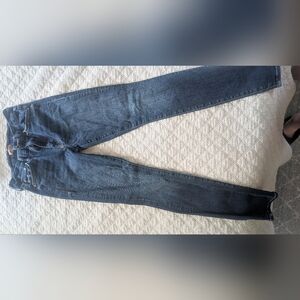 MOTHER Blue Skinny Jeans Classic Denim